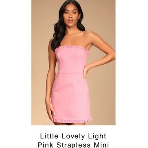 Brand New little lovely pink strapless dress